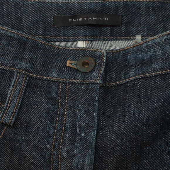 Elie Tahari Low-Rise Bootcut Jeans Sz 6 - Picture 8 of 8